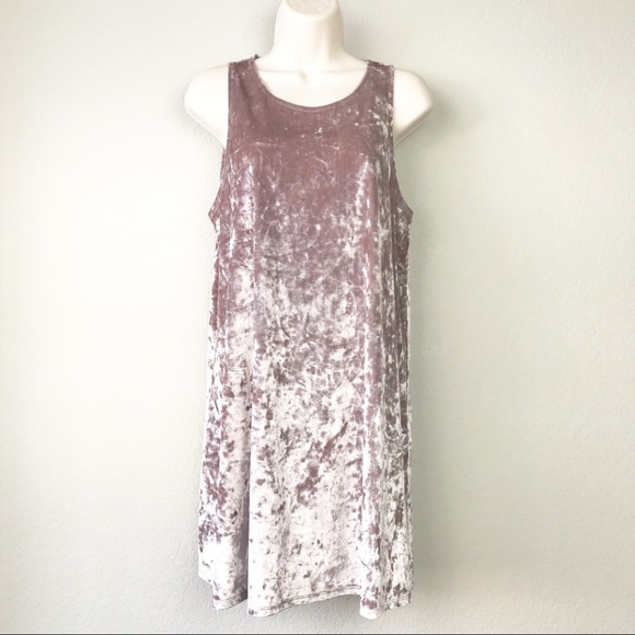 pale pink swing dress